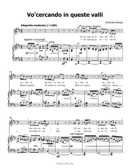 Vocercando in queste valli, by Astorga