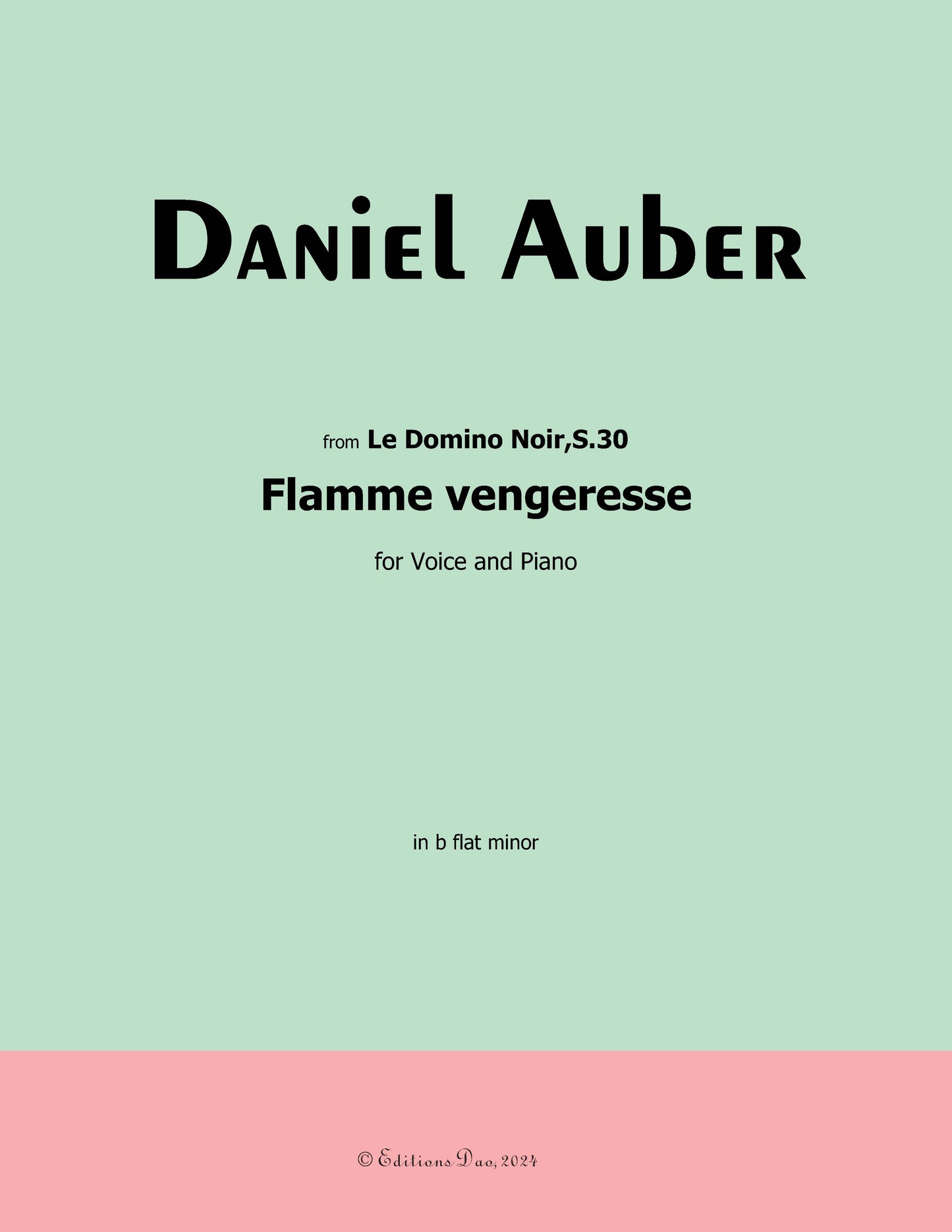 Flamme Vengeresse, by Auber