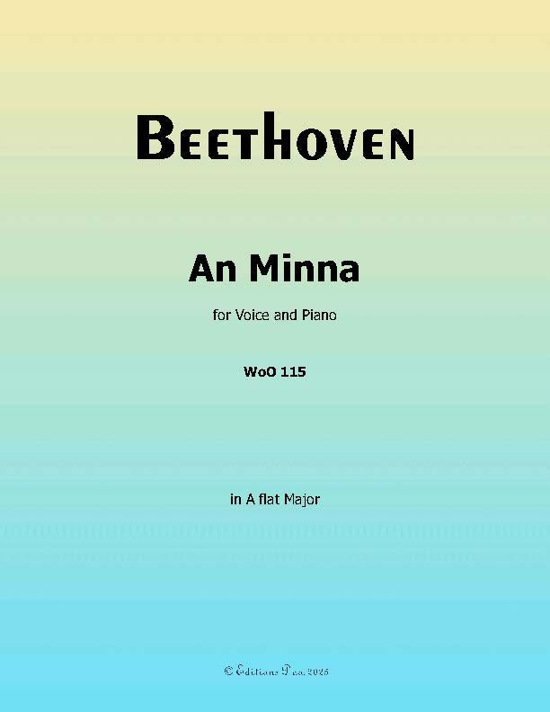 An Minna, by Beethoven, WoO 115