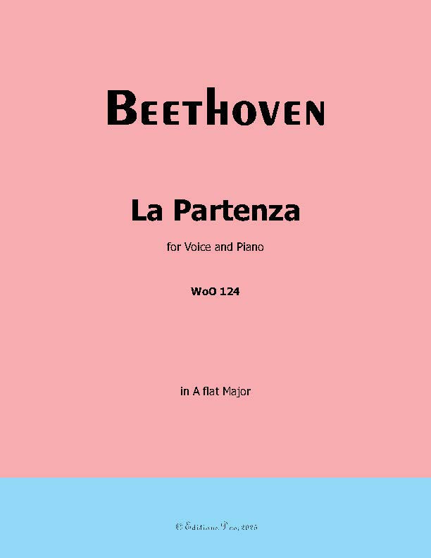 La Partenza, by Beethoven, WoO 124
