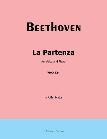 La Partenza, by Beethoven, WoO 124