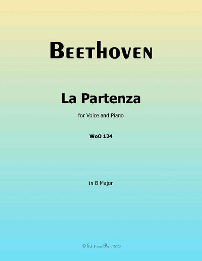 La Partenza, by Beethoven, WoO 124