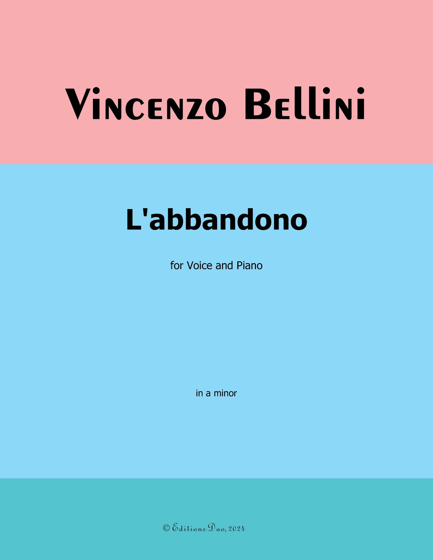 L'abbandono, by V. Bellini