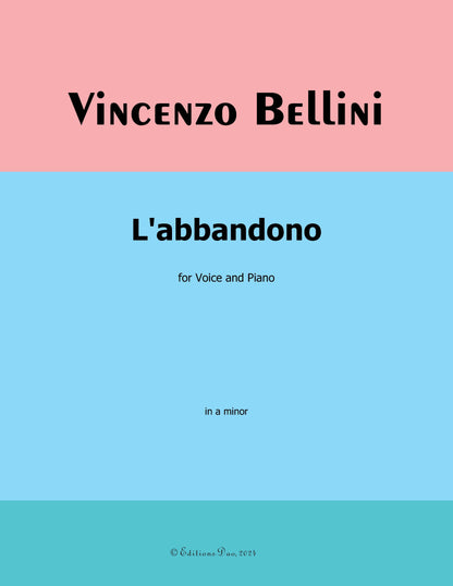 L'abbandono, by V. Bellini