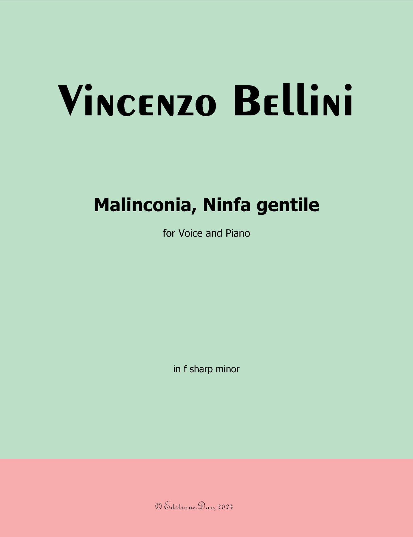 Malinconia, Ninfa gentile, by V. Bellini