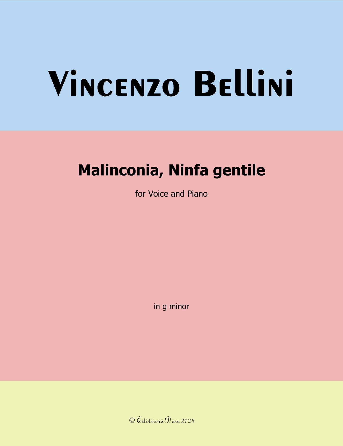 Malinconia, Ninfa gentile, by V. Bellini