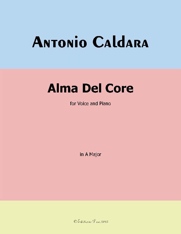 Alma Del Core, by Antonio Caldara