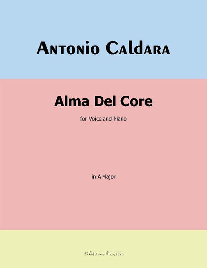 Alma Del Core, by Antonio Caldara