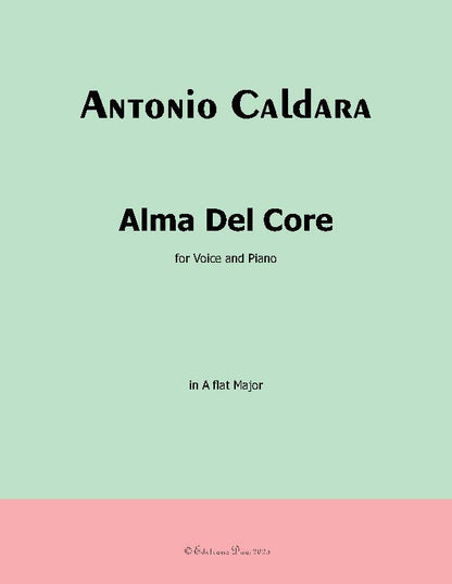 Alma Del Core, by Antonio Caldara