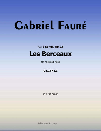 Les Berceaux, by G. Fauré
