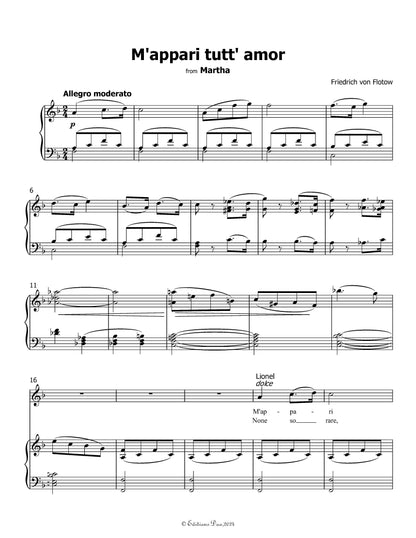 M'appari tutt' amor, by Flotow