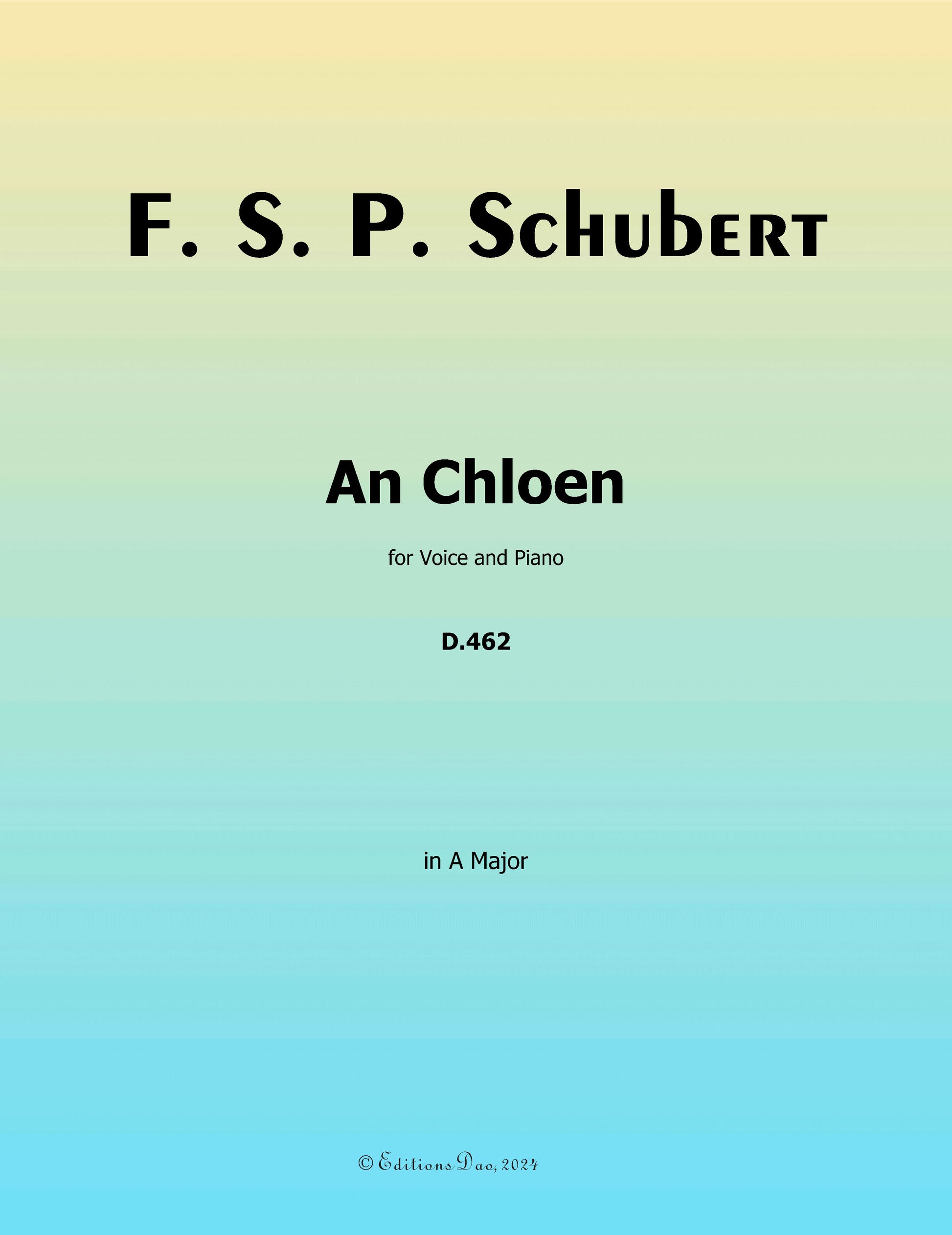 An Chloen by Schubert