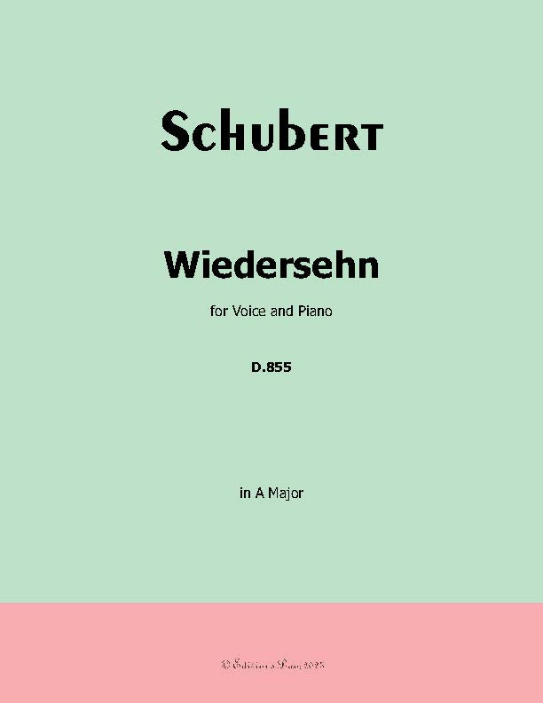 Wiedersehn, by Schubert