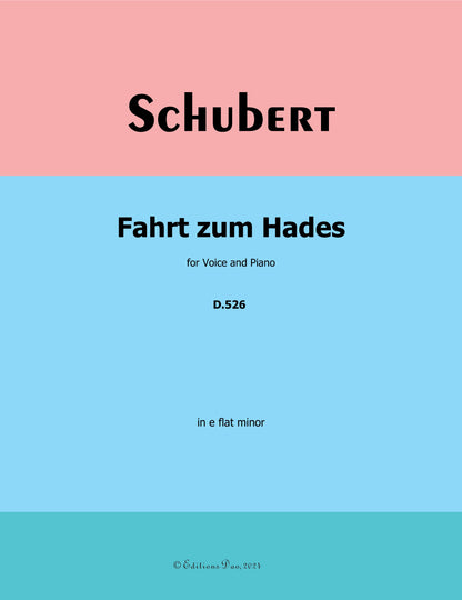 Fahrt zum Hades, by Schubert