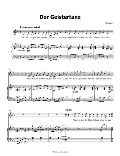 Der Geistertanz, by Schubert