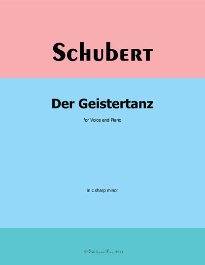 Der Geistertanz, by Schubert