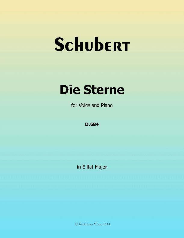 Die Sterne, by Schubert