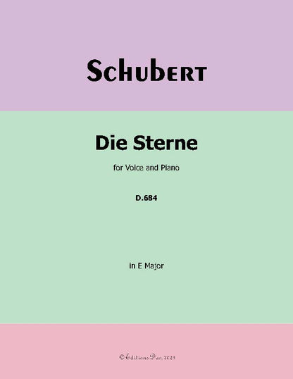 Die Sterne, by Schubert