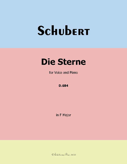 Die Sterne, by Schubert