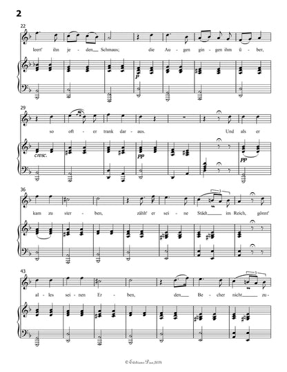 Der Konig in Thule, by Schubert