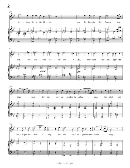 Die Einsamkeit, by Schubert