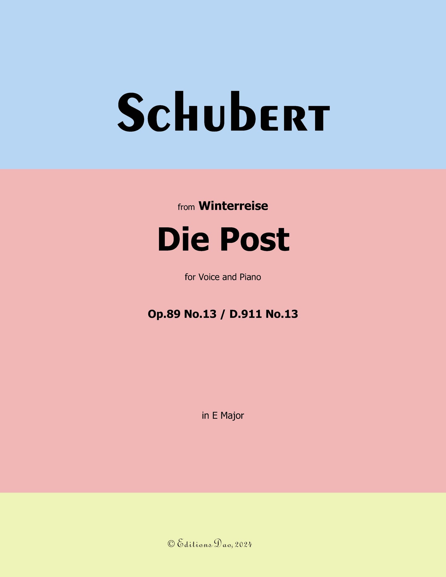 Die Post, by Schubert