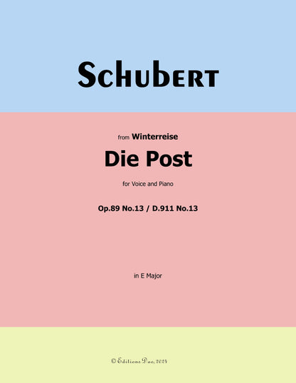 Die Post, by Schubert