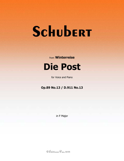 Die Post, by Schubert