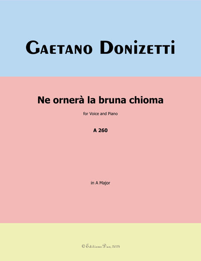 N'ornerà la bruna chioma, by Donizetti