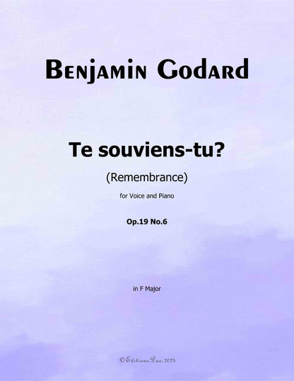 Te souviens-tu, by B. Godard