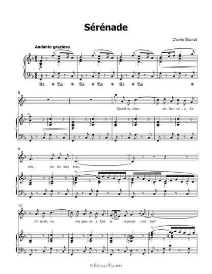 Sérénade, by Gounod