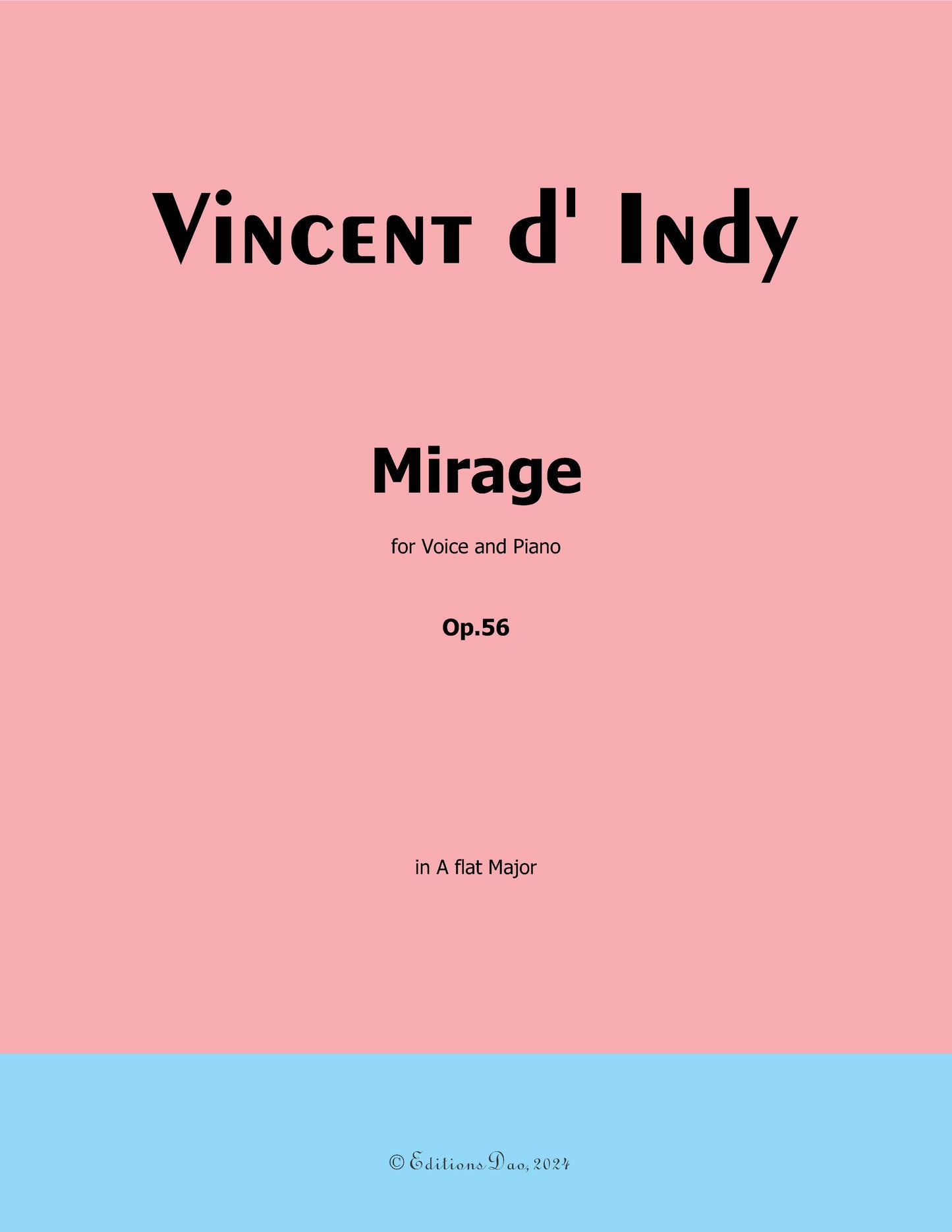 Mirage, by V. d' Indy