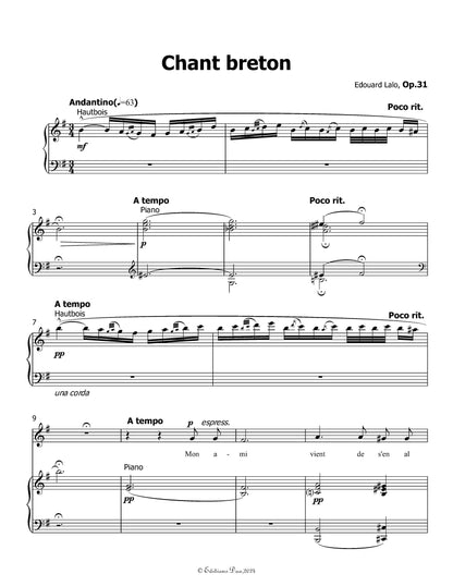 Chant breton, by Lalo