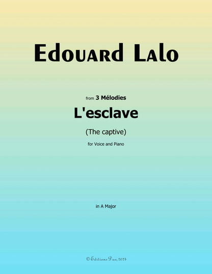L'esclave, by Lalo