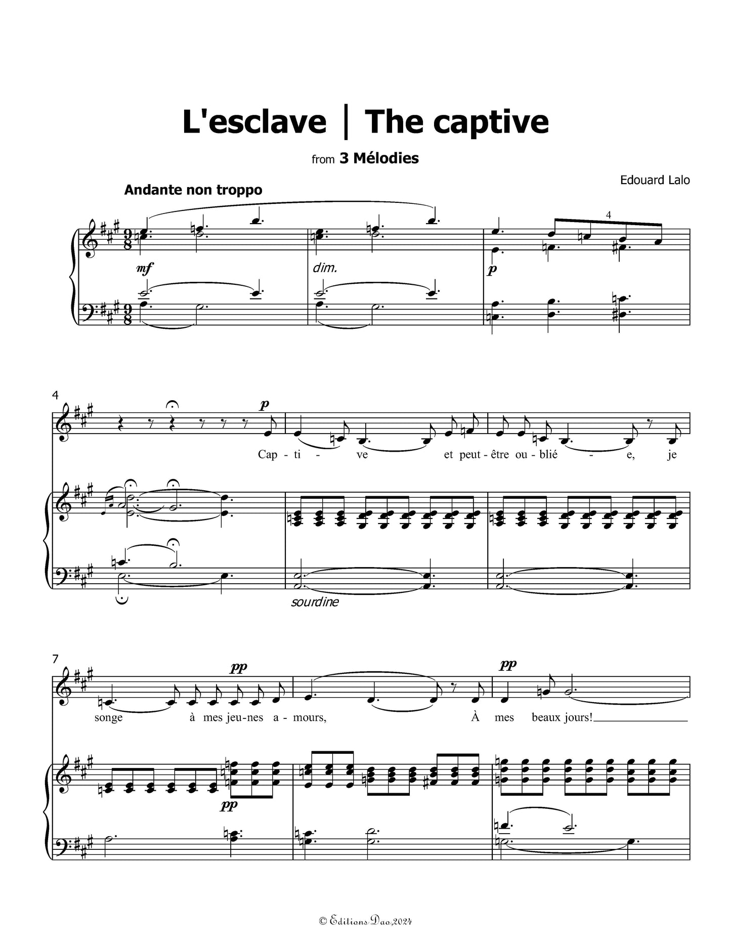 L'esclave, by Lalo