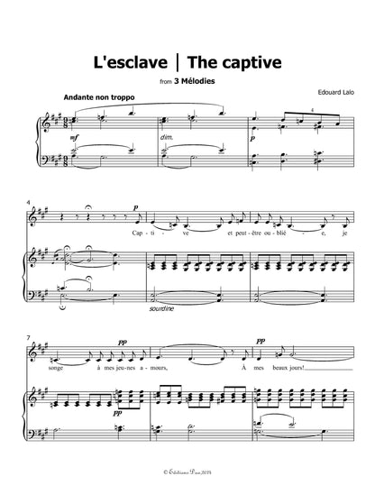 L'esclave, by Lalo