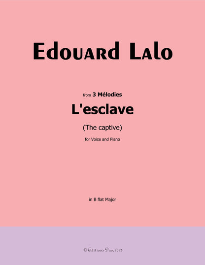 L'esclave, by Lalo