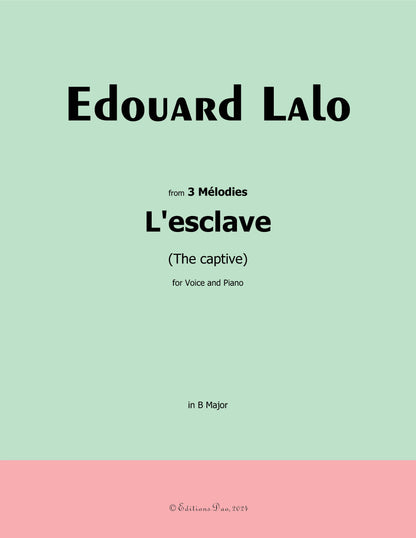 L'esclave, by Lalo