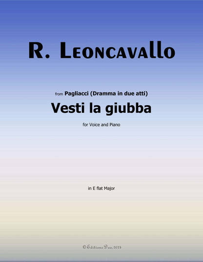 Vesti la giubba, by Leoncavallo