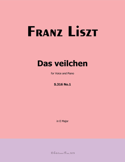Das veilchen, by Liszt