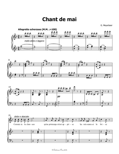 Chant de mai, by Meyerbeer