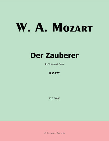 Der zauberer, by W. A. Mozart
