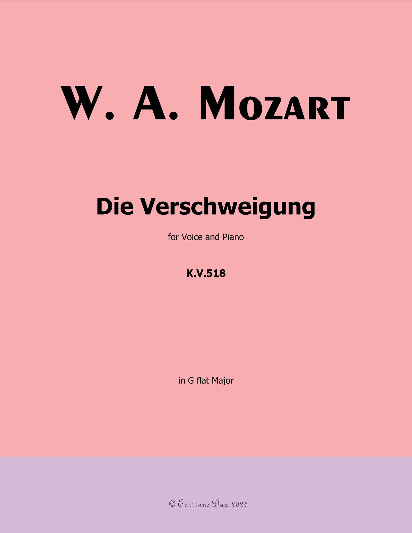 Die verschweigung, by W. A. Mozart