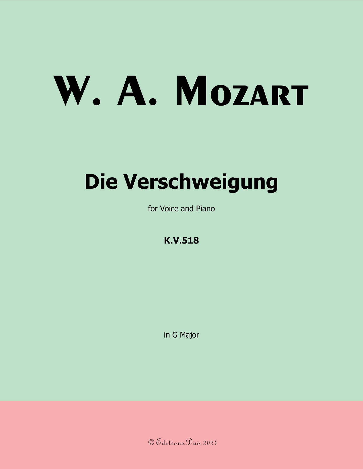Die verschweigung, by W. A. Mozart