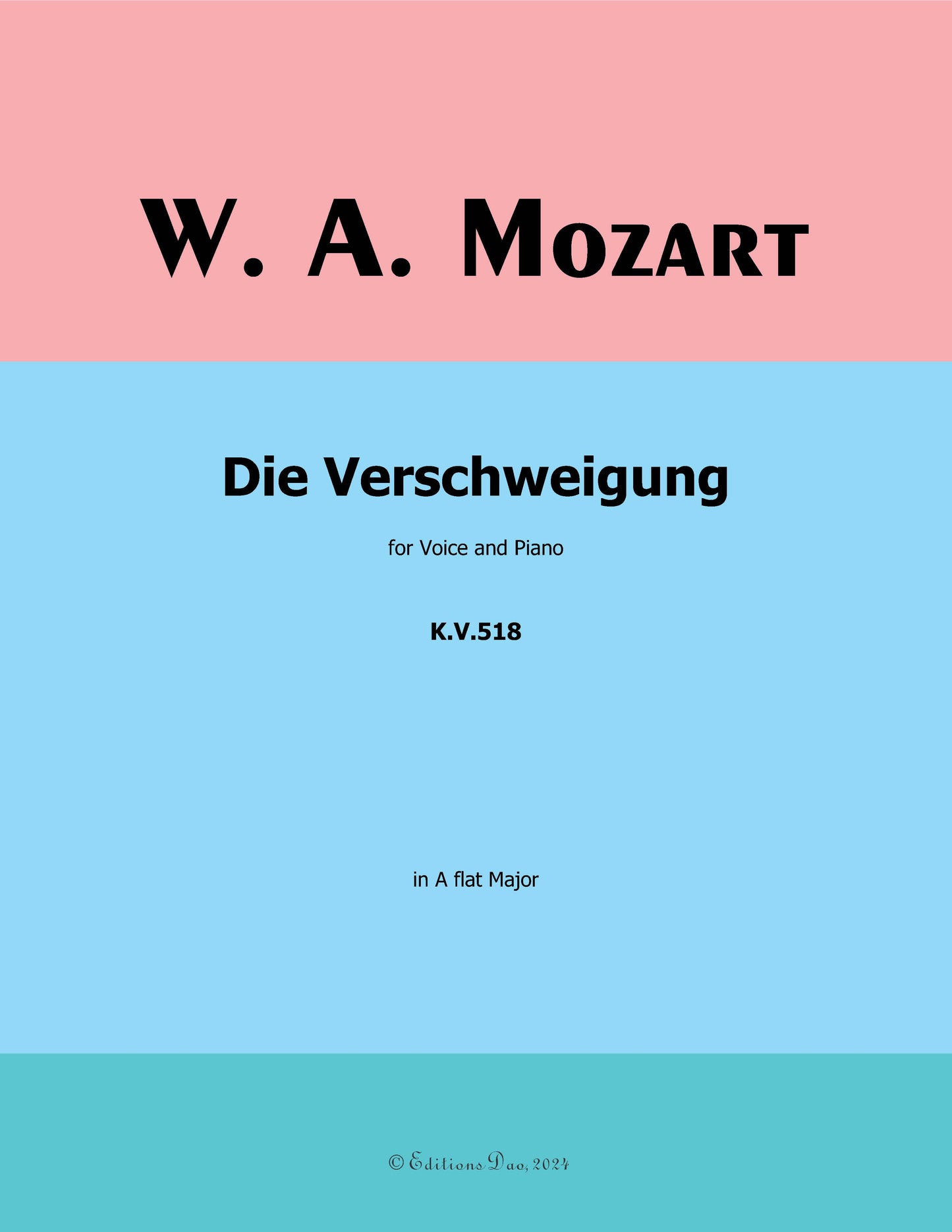 Die verschweigung, by W. A. Mozart