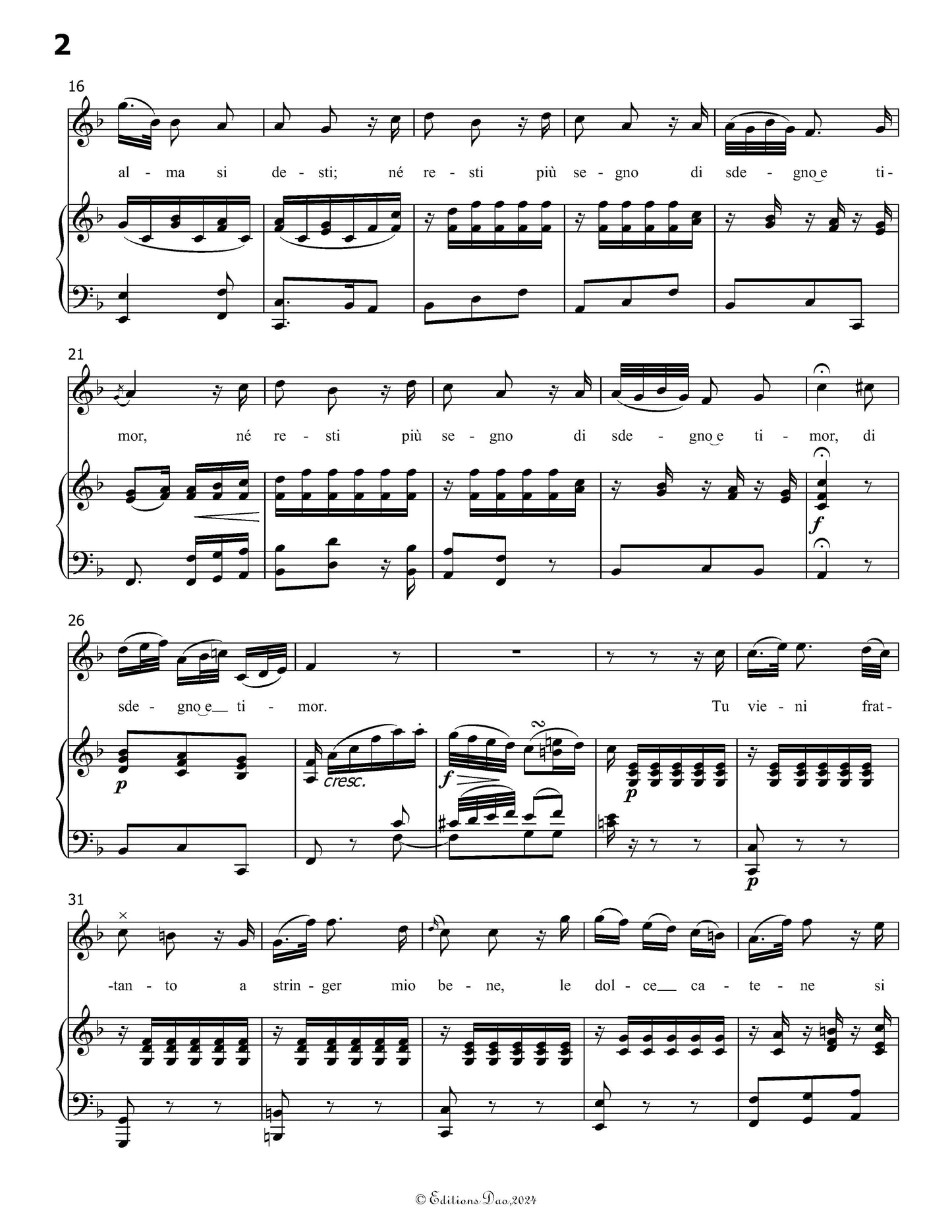 Ridente la calma,by W. A. Mozart