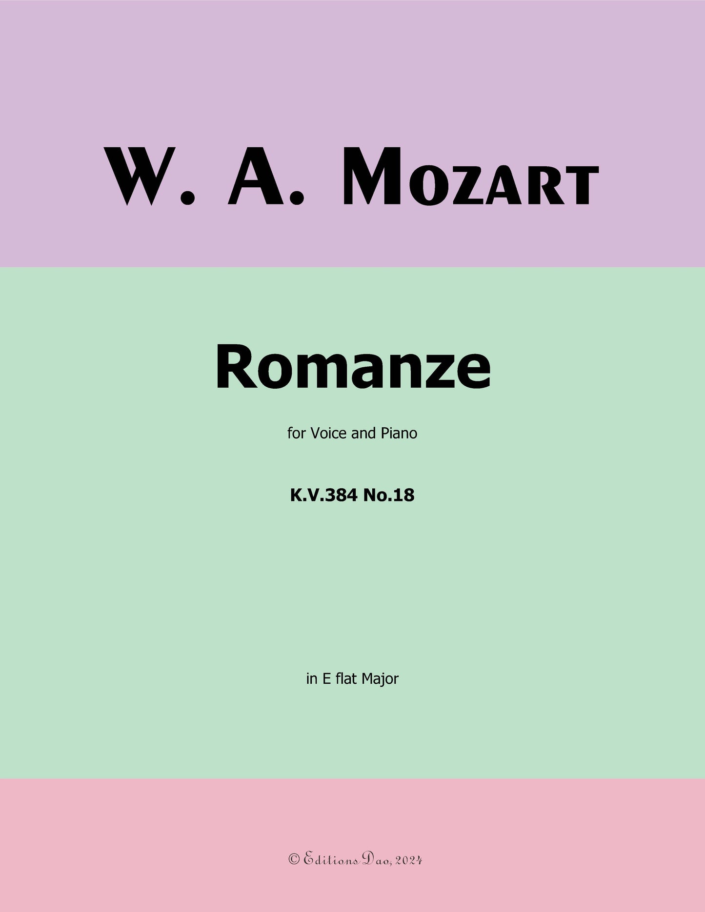 Romanze, by W. A. Mozart
