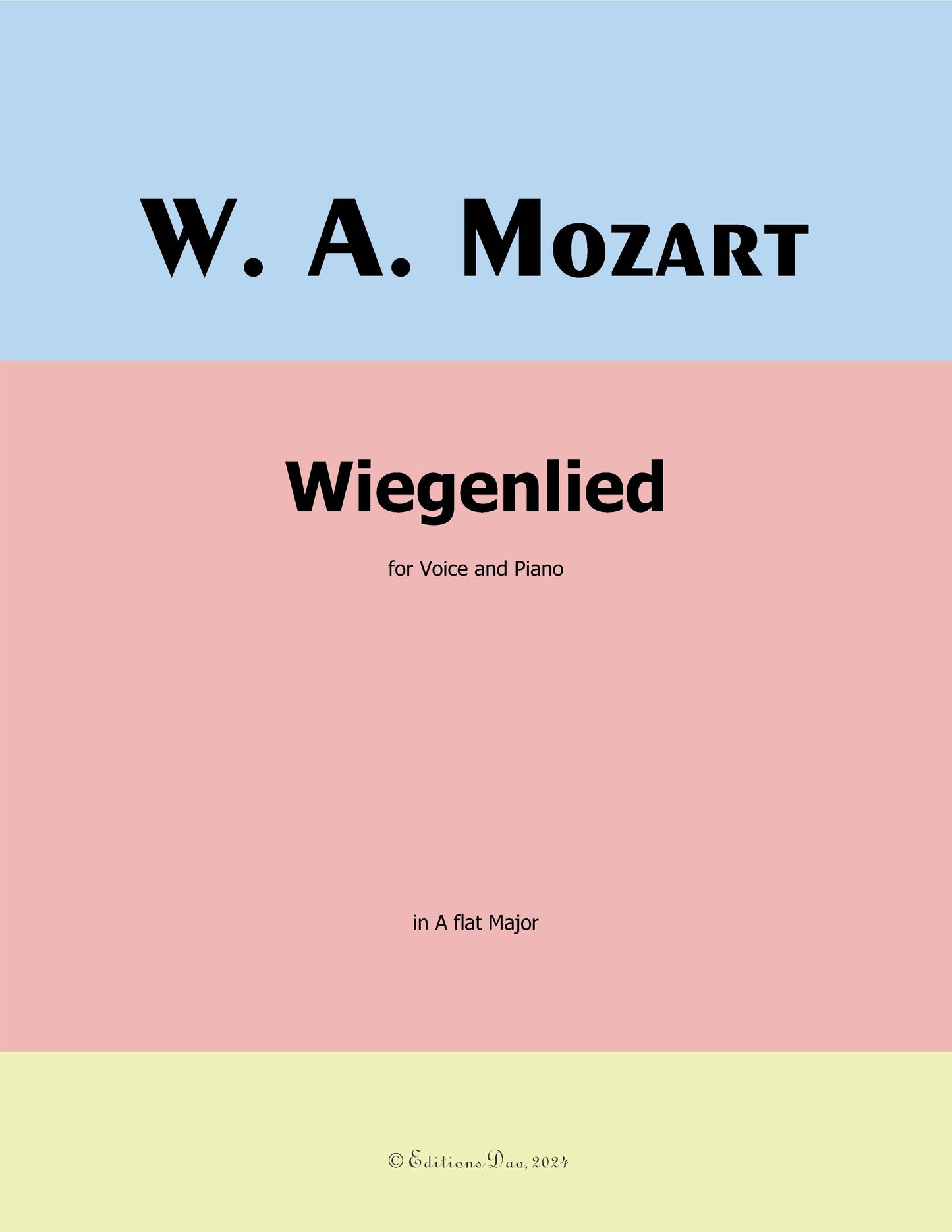 Wiegenlied, by W. A. Mozart