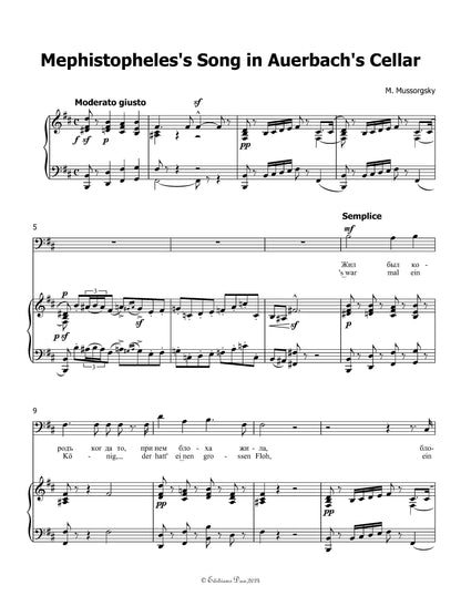 Mephistopheles's Song in Auerbach's Cellar, by Mussorgsky
