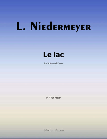 Le lac, by Niedermeyer